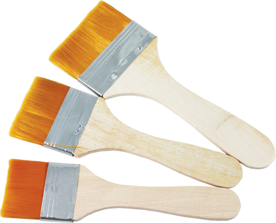 Set ravnih četkica Pentart - veličine 6, 8, 10