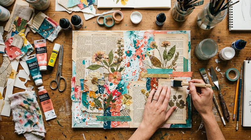 10 razloga zašto treba početi avanturu sa Mixed media tehnikom