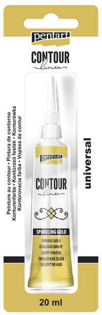 Kontura PENTART - 20 ml – sparkling gold