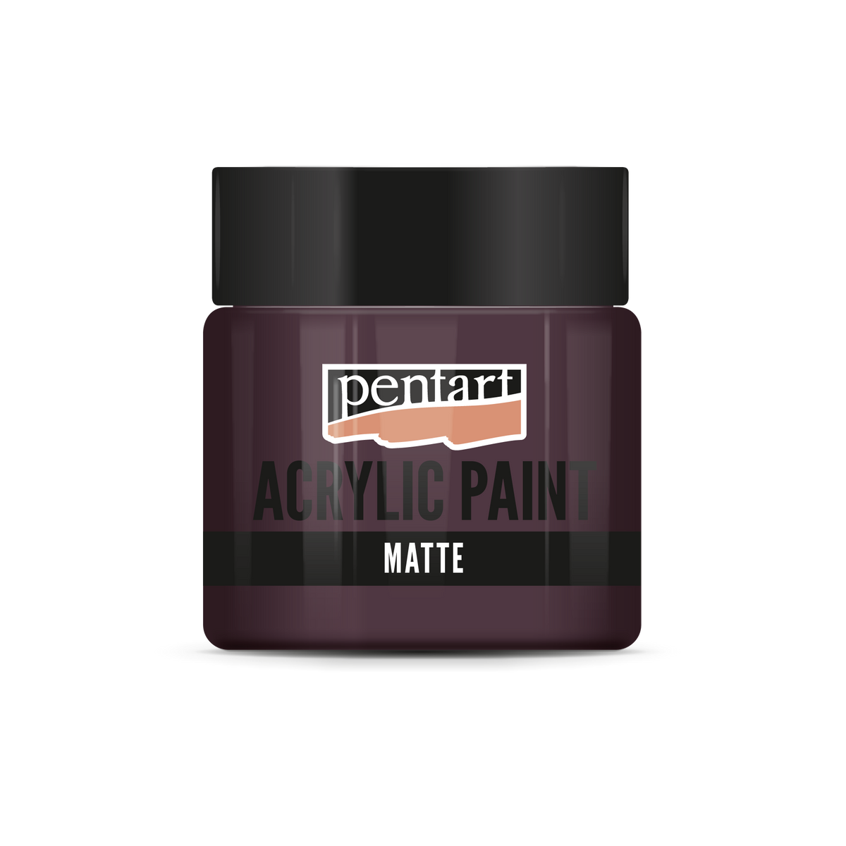 Akrilna boja mat - 50 ml – eggplant