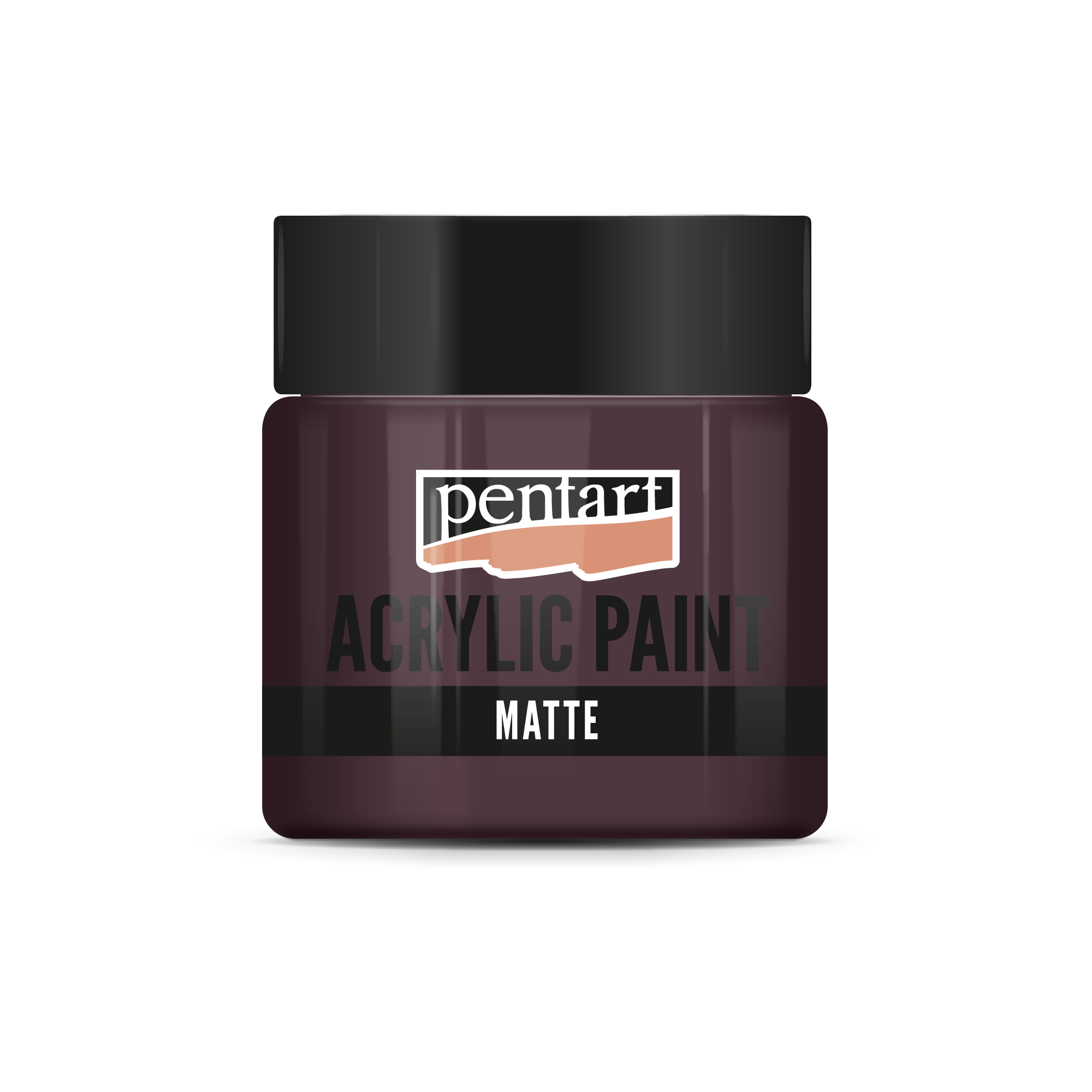 Akrilna boja mat - 50 ml – eggplant
