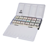 Schmincke HORADAM metalni akvarel set, 18 celih posudica