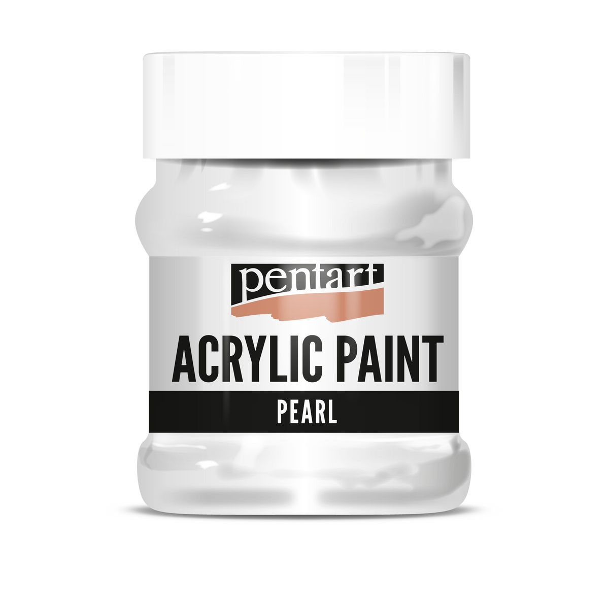 Sedefasta akrilna boja Pentart 230 ml - bela