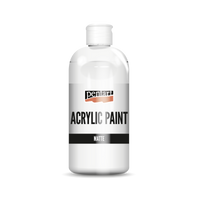 Mat akrilna boja Pentart 500 ml bela