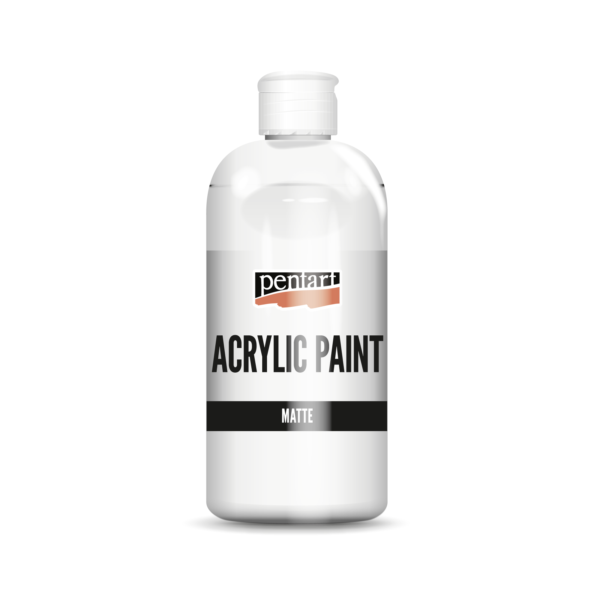 Mat akrilna boja Pentart 500 ml bela