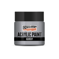 acrylic paint glossy 50 ml – siva
