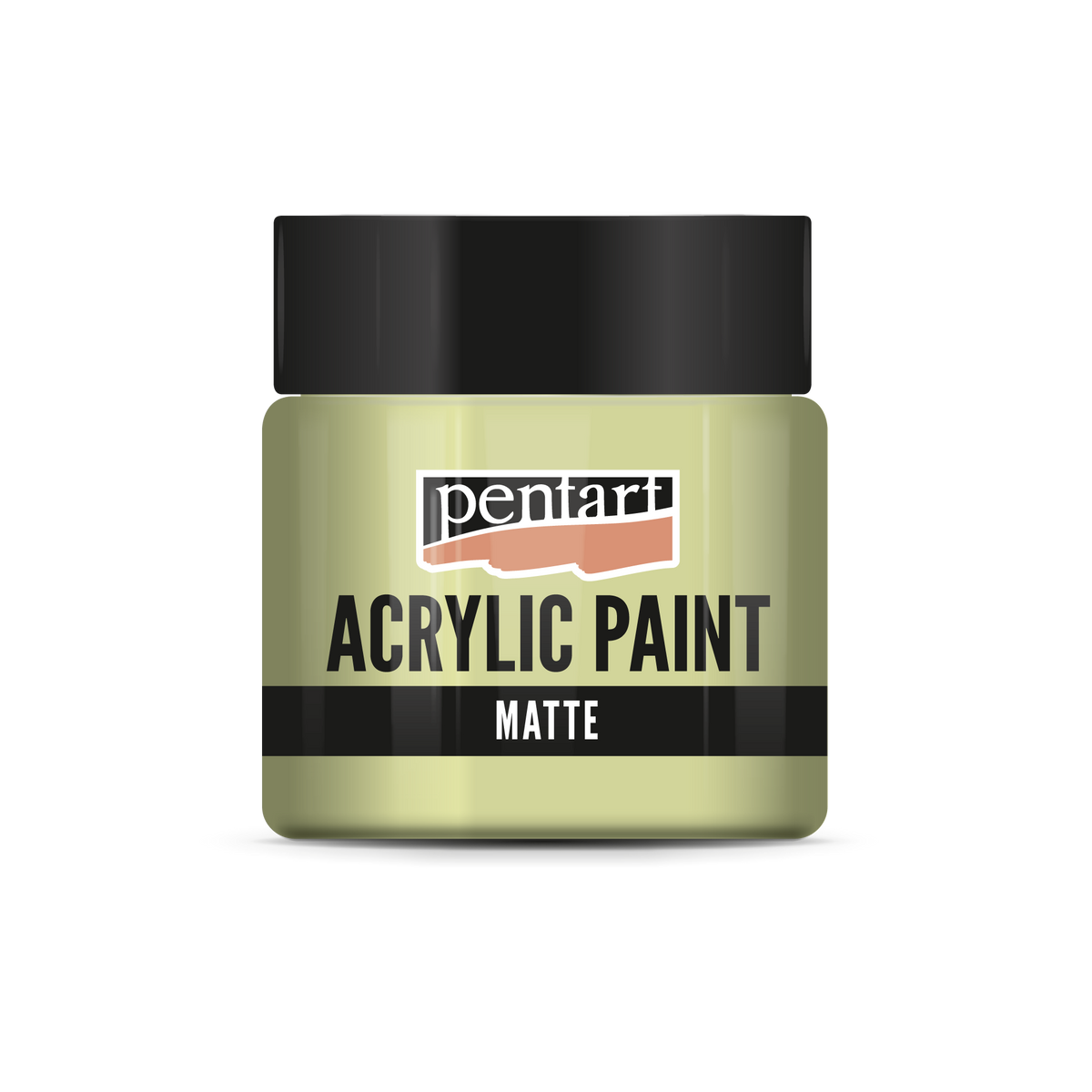 Akrilna boja mat - 50 ml – vintage yellow