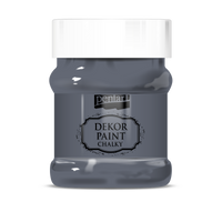 Dekorativna boja kreda Chalki Pentart 230 ml – graghite-gray