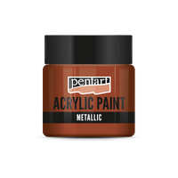 Akrilna boja metalik - 50 ml – red copper