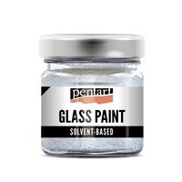 Boja za staklo PENTART - 30 ml – sparkling silver