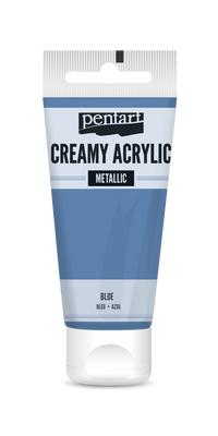 creamy acrylic metallic 60 ml – plava