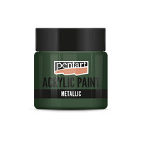 Akrilna boja metalik - 50 ml – ivy green