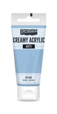 Kremasta mat akrilna boja Pentart 60 ml – sky blue