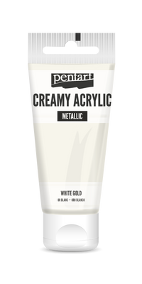 creamy acrylic metallic 60 ml – belo zlato