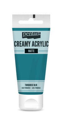 Kremasta mat akrilna boja Pentart 60 ml – turquoise blue