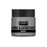 delicate fabric & leather paint 50 ml – antičko srebrna