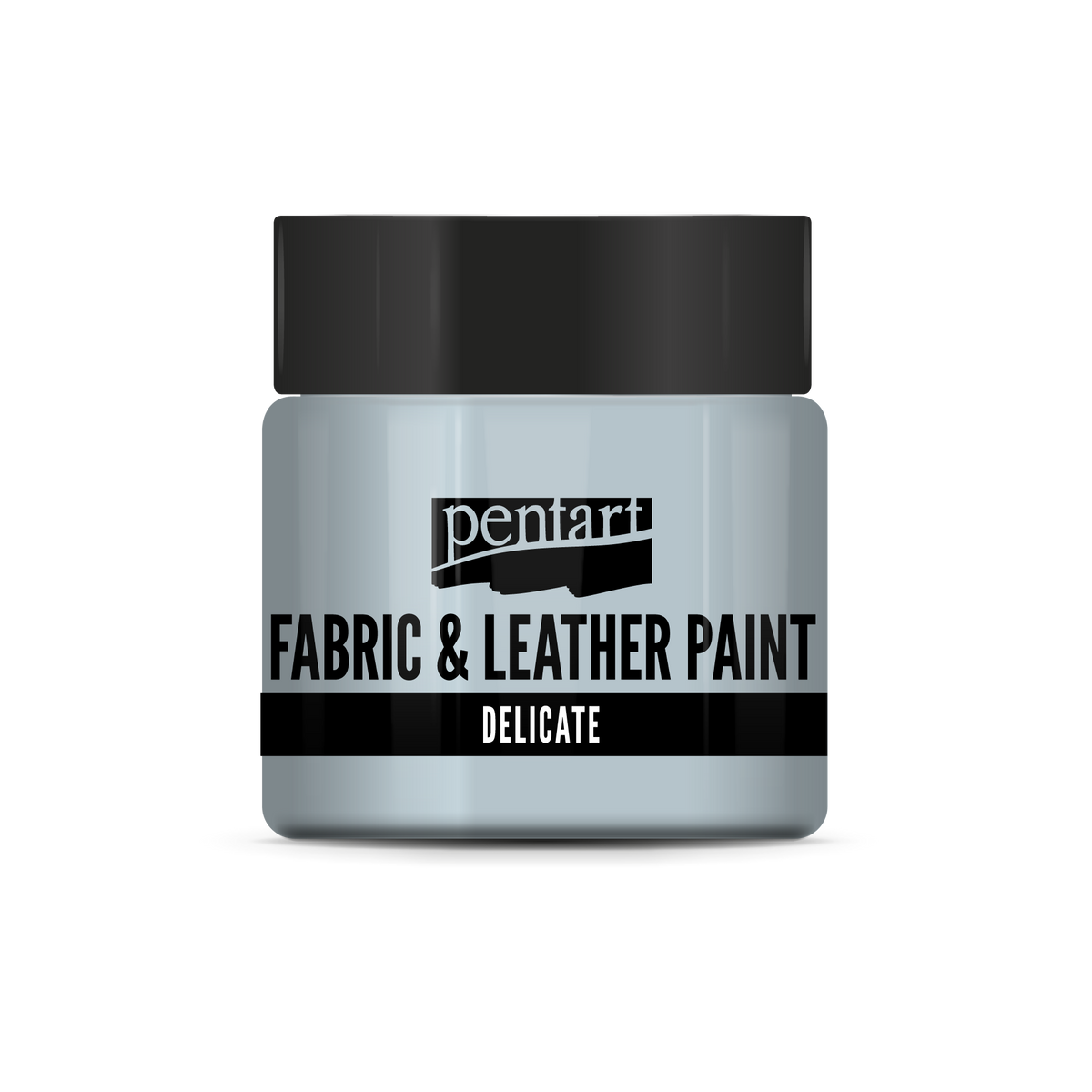 delicate fabric & leather paint 50 ml – plavičasto srebrna