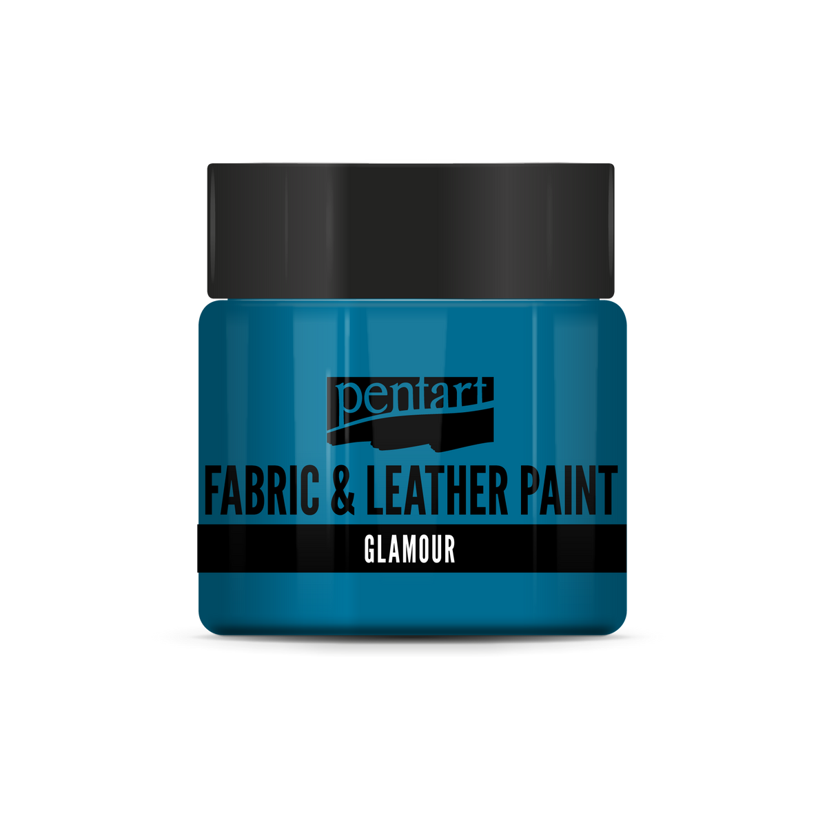 glamour fabric & leather paint 50 ml – srebrno plava