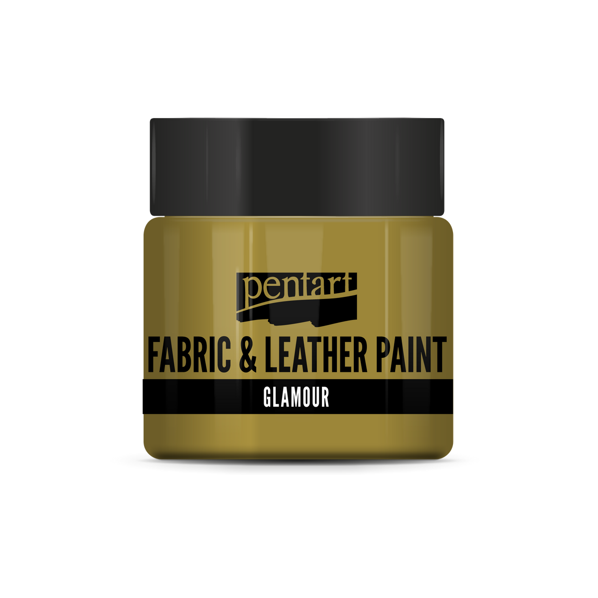 glamour fabric & leather paint 50 ml – zlatna