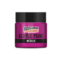 Akrilna boja metalik - 50 ml – magenta