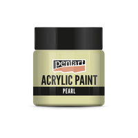 Biserna akrilna boja 50 ml – yellow