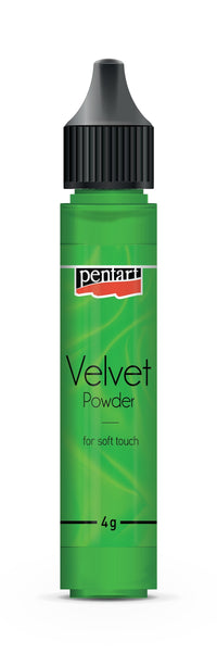 Baršunasti prah Pentart Velvet powder svetlozeleni 4 g