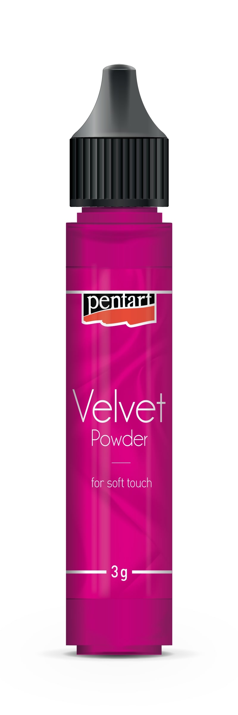 Plišani prah Pentart roze 3 g