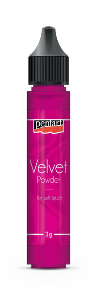Plišani prah Pentart roze 3 g
