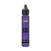 Prah sa efektom pliša Pentart Velvet powder purple 3 g