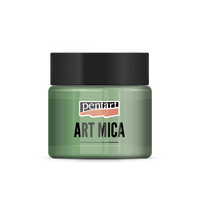 Pentart Art Mica efekat mineralni prah golden green 9 g
