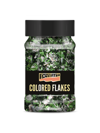 Metalik listići PENTART 100 ml – green - silver
