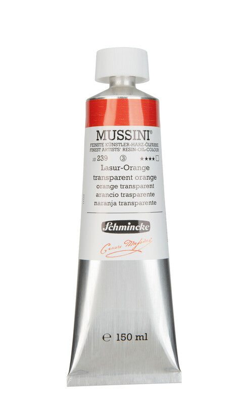 Uljane boje Schmincke MUSSINI 150 ml – 239 Transparentna narandžasta