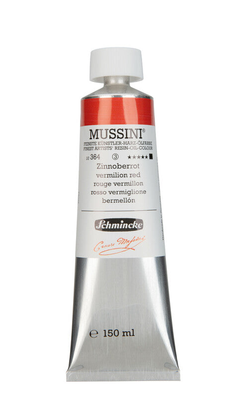 Uljane boje Schmincke MUSSINI 150 ml – 364 Vermilion crvena