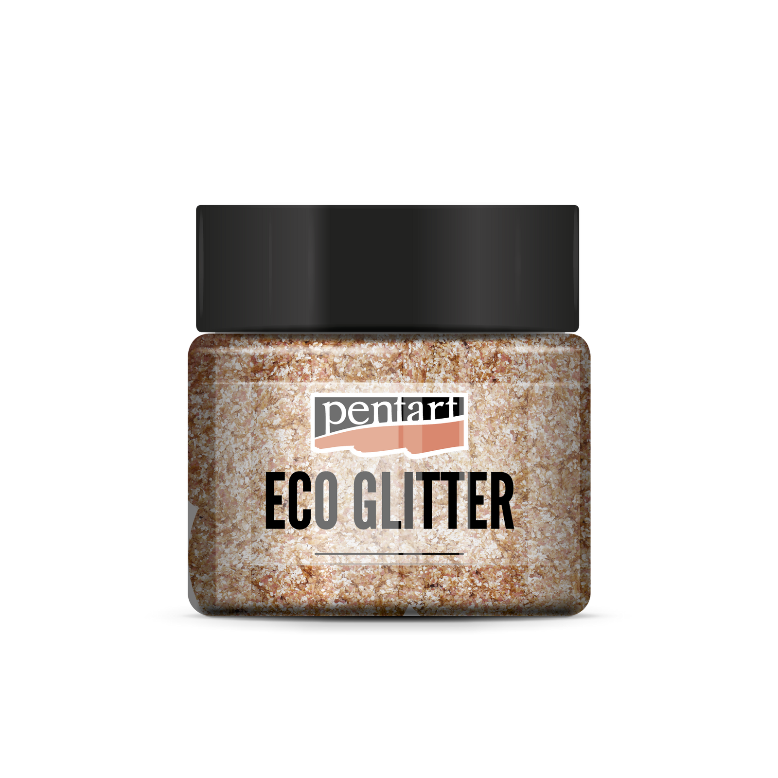 Pentart Eco Glitter fini šljokice rose gold 15 g