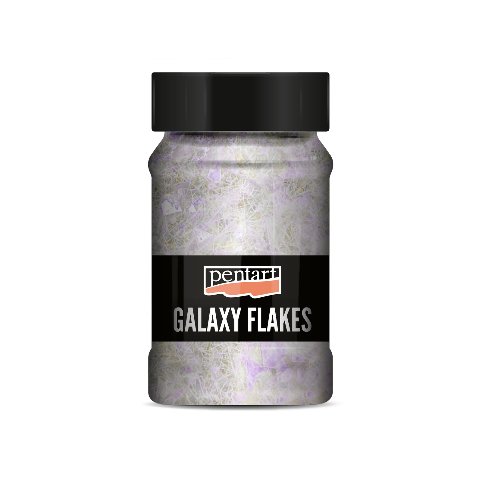 Ljuspice Pentart Galaxy Flakes 15 g - Mond white