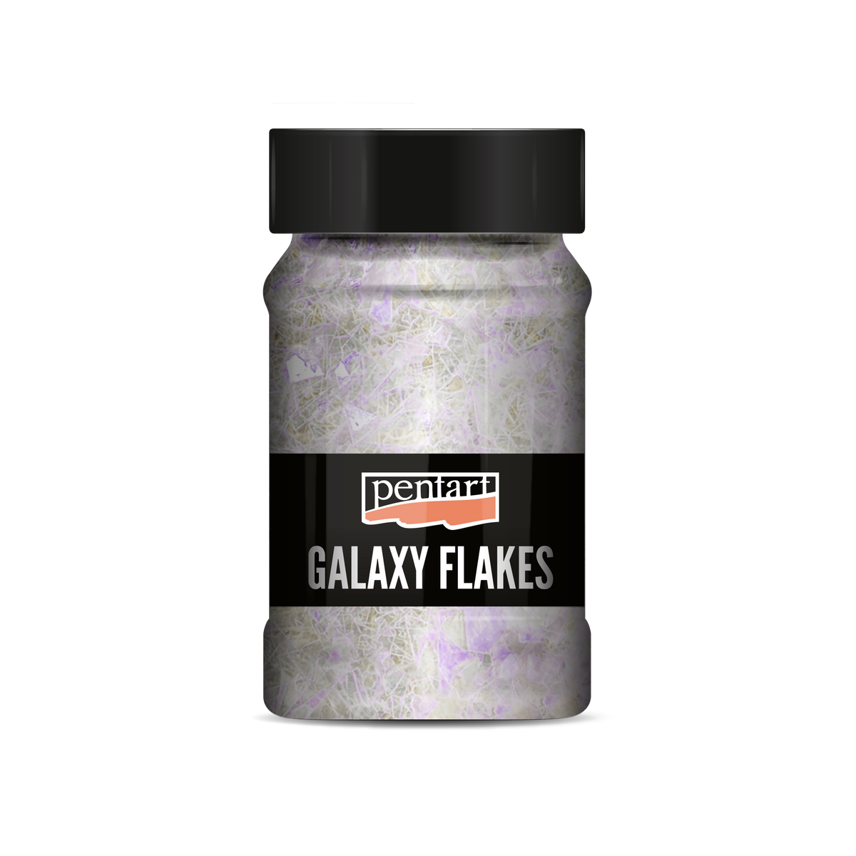 Ljuspice Pentart Galaxy Flakes 15 g - Mond white
