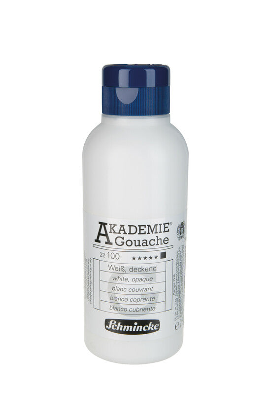 Gvaš boja Schmincke AKADEMIE 250 ml – 100 Bela, pokrivna