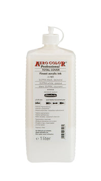 Akrilno mastilo Schmincke AERO COLOR Professional 1 l – 101 SUPRA-bela, pokrivna