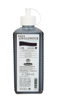Boja za linorez Schmincke aqua-LINOPRINT 250 ml – 735 Slonova kost crna