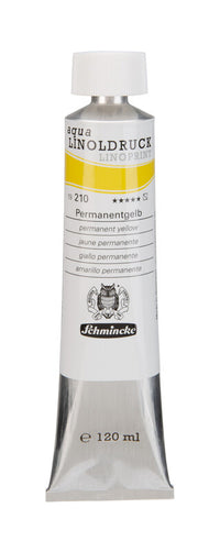 Boje za linorez Schmincke aqua-LINOPRINT 120 ml – 210 Permanentno žuta