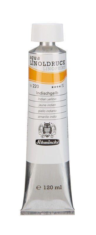 Boje za linorez Schmincke aqua-LINOPRINT 120 ml – 220 Indijsko žuta