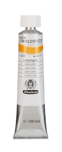 Boje za linorez Schmincke aqua-LINOPRINT 120 ml – 220 Indijsko žuta