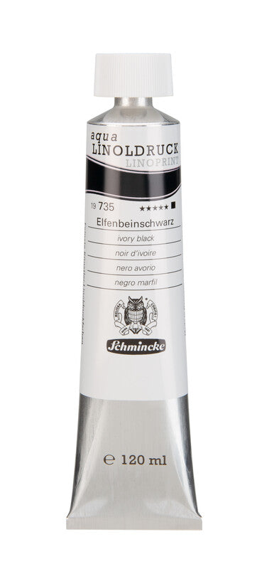 Boje za linorez Schmincke aqua-LINOPRINT 120 ml – 735 Slonova kost crna