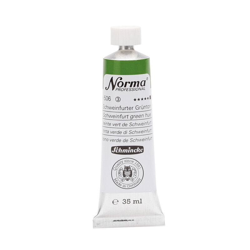 Uljane boje Schmincke Norma Professional 35 ml – 506 Švajnfurtska zelena nijansa