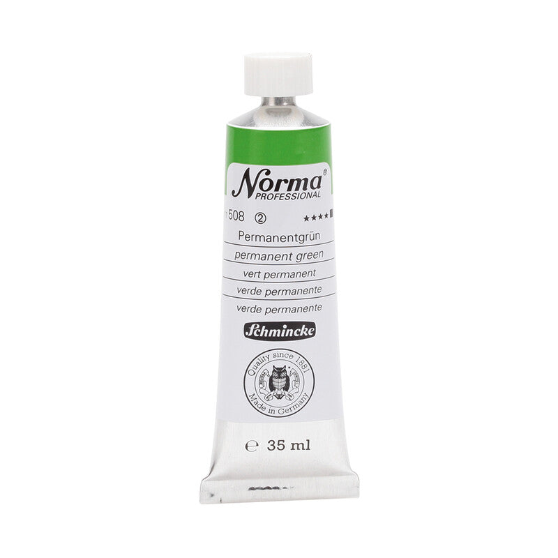 Uljane boje Schmincke Norma Professional 35 ml – 508 Permanentno zelena