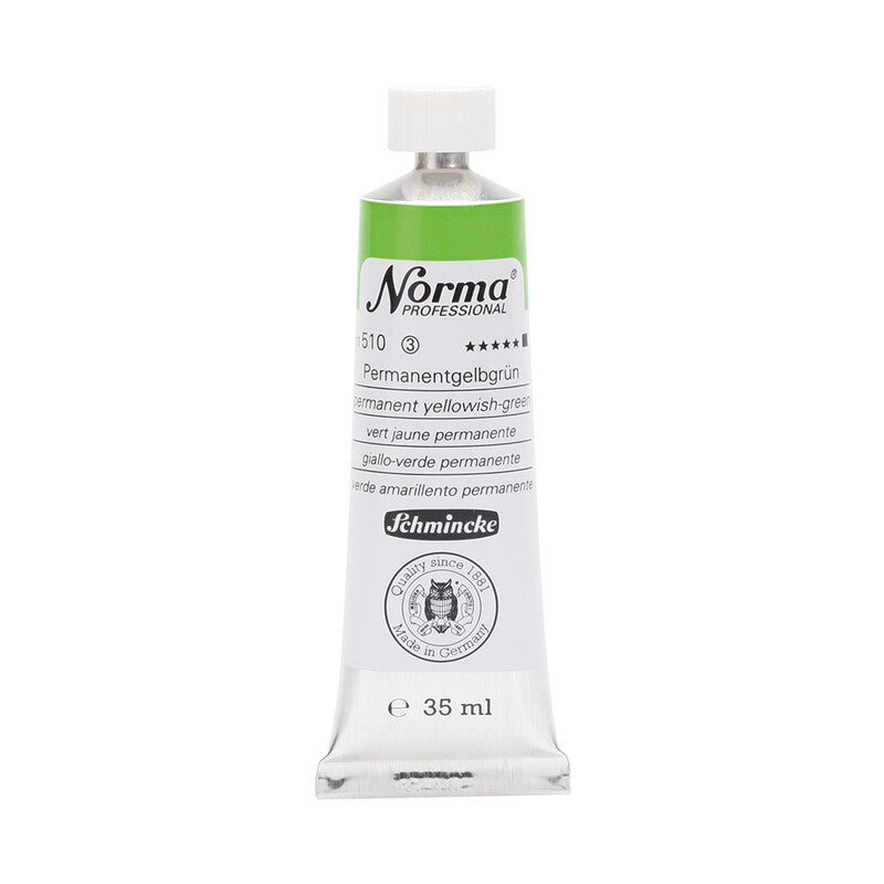 Uljane boje Schmincke Norma Professional 35 ml – 510 Permanentno žućkasto-zelena