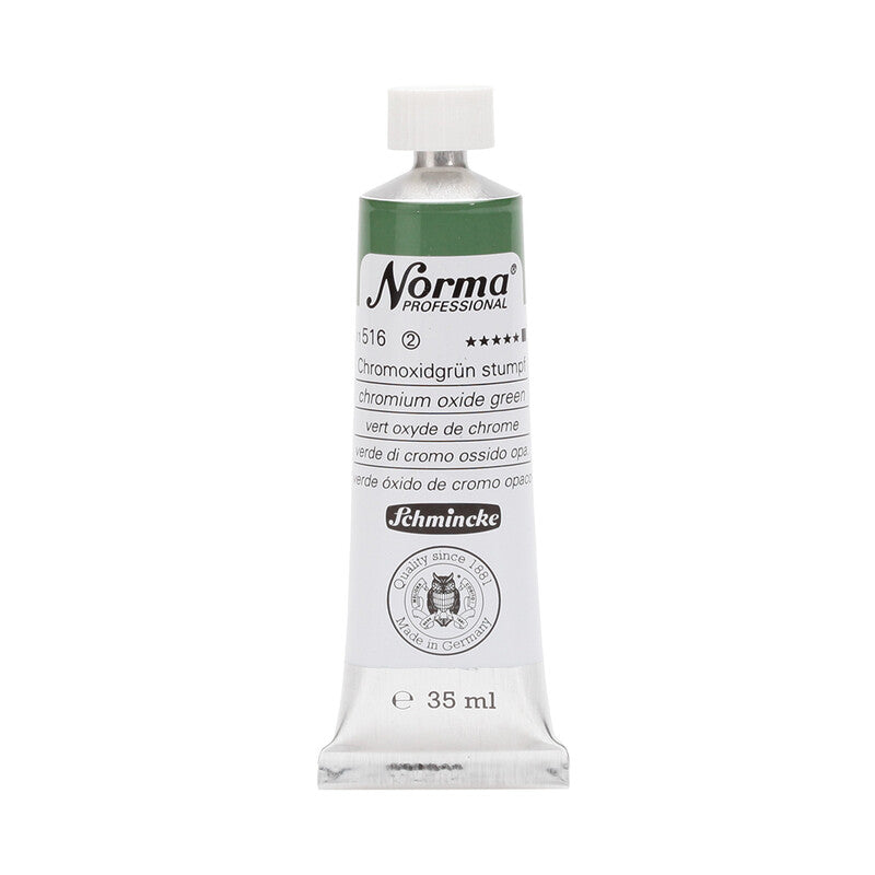 Uljane boje Schmincke Norma Professional 35 ml – 516 Hrom oksid zelena