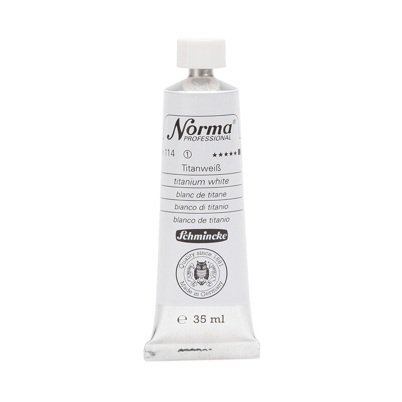 Uljane boje Schmincke Norma Professional 35 ml – 114 Titanijum bela