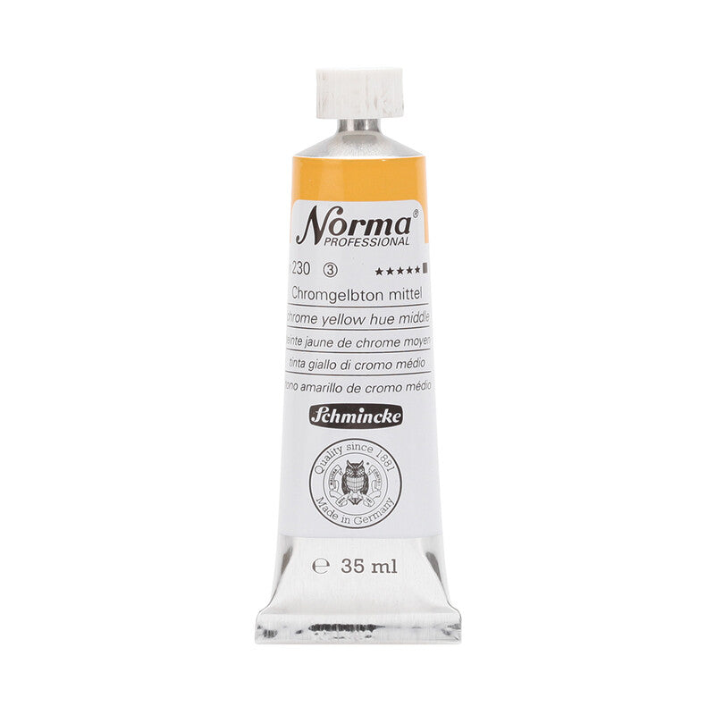 Uljane boje Schmincke Norma Professional 35 ml – 230 Hrom žuta nijansa srednja