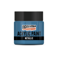 Akrilna boja metalik - 50 ml – light blue